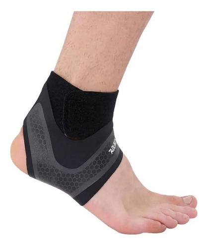 Tobillera Deportiva Base Neopreno Ligera 1par Full Atletic Negro