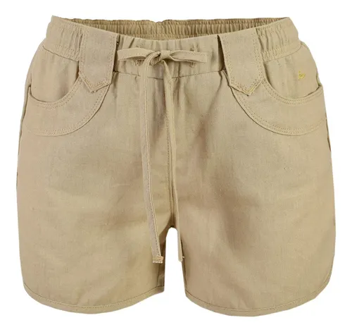 Short color caqui mujer deals