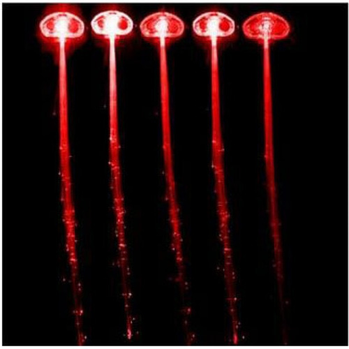 Extensiones Led Luminosas Por Color De Pelo X 5 Cotillon