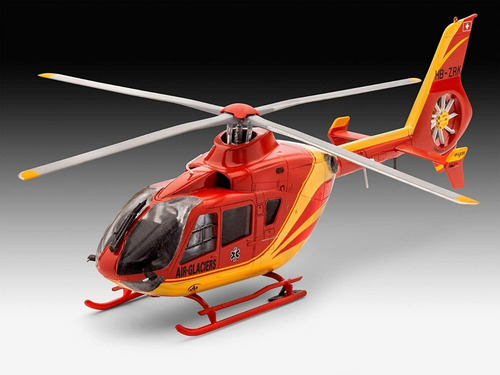 Imagen 3 de 6 de Helicoptero Ec135 Air-glaciers - Escala 1/72 Revell 04986