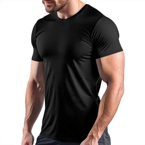 Camiseta dry hotsell fit preta lisa
