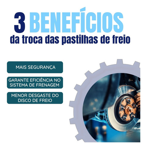 Jogo Pastilha Freio Novo Onix 1.0 Flex 2020 Em Diante