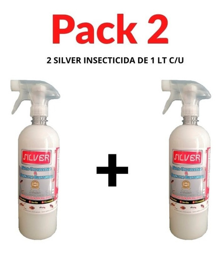 Mata Cucarachas Silver Insecticida Pack 2lts. Original