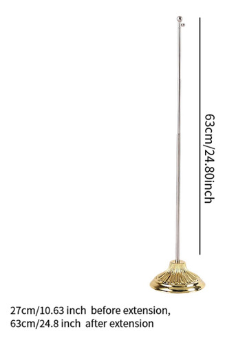 Soporte De Escritorio Para Banderas Soporte De 63cm