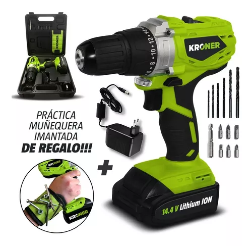 Kit taladro percutor inalámbrico 18 V + 69 acc