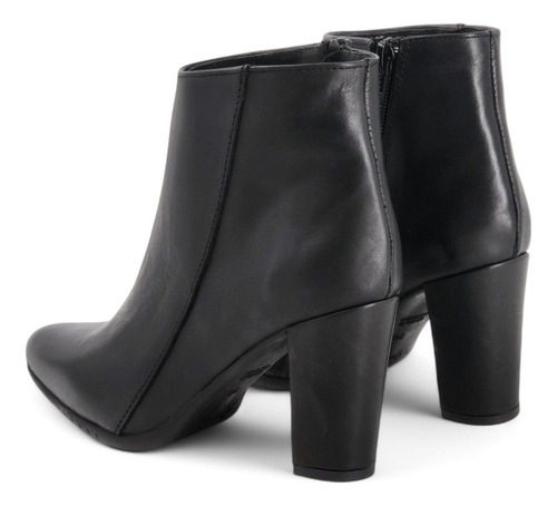 Botas Cómodas Mujer Moda Gravagna Botinetas 697 Cuero Negro