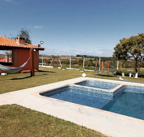 Imagem 13 de 23 de Chácara 1 Alqueire, Casa Com 3 Quartos, 1 Suíte, Churrasqueira, Fogão A Lenha, Piscina, Playground, Lago, Pasto Para 5 Cabeças De Gado - Ch00109 - 69743413