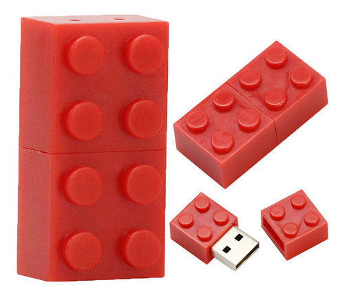 Pendrive 16gb | Usb-b | Bloque De Construcción Tipo Lego