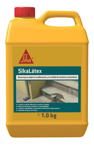 Sika Latex Emulsión Adhesiva Acrílica Para Morteros 1kg