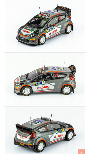Colección Oficial Wrc 70 Ford Fiesta Rs Kubica 2015 Gris