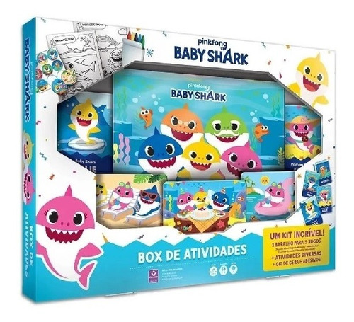 Box De Atividades Baby Shark Copag
