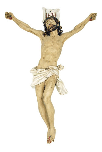 Cuerpo De Cristo Inri Figura Jesús 50cm Crucifixión Italiano