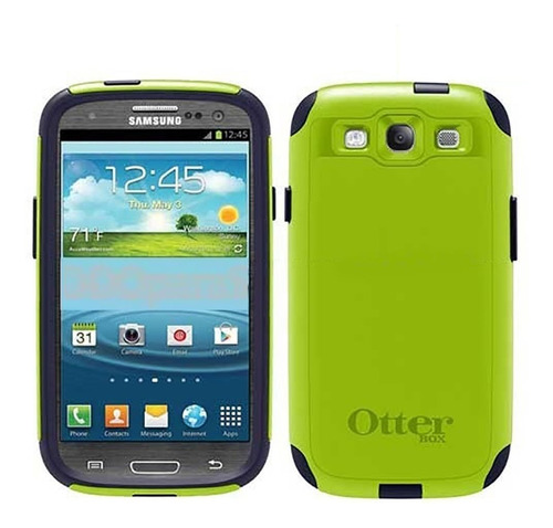 . Funda Otterbox Commuter Para Samsung S3 Protector Verde 