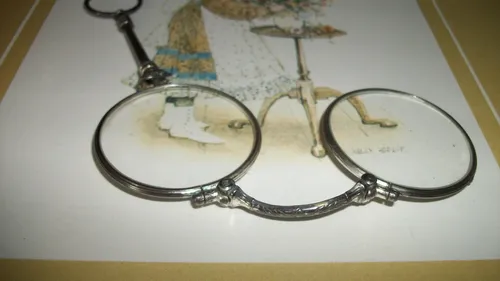 Antiguas Gafas De Ópera Plegables Automáticas Siglo Xix/xx (Usado)