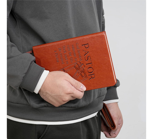 Whlbhg Regalos Para Pastor, Cuaderno De Cuero Para Pastor, .