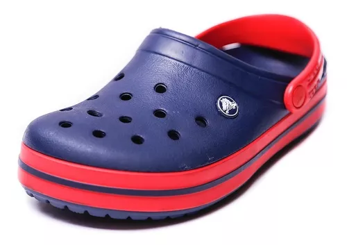 Zueco Crocs Crocband Azul Y Rojo | Envío gratis