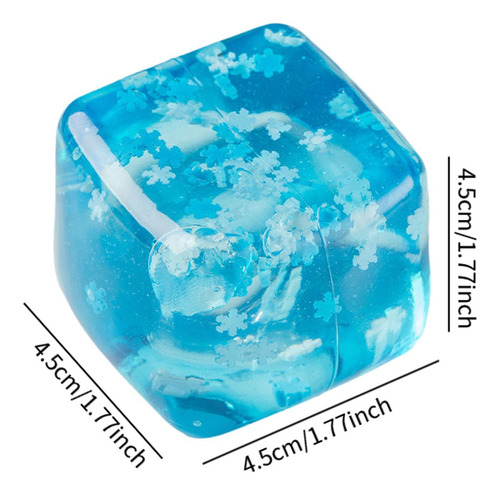 Cubos De Hielo Bola Sensorial Square, Novedad, Cubo De 4.5cm