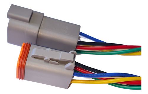 Conector Enchufe Macho Hembra Tipo Deutsch 6 Pines