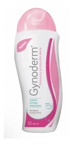 Gynoderm Jabón Liquido Higiene Femenina Con Ph X 180 Ml