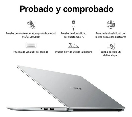Huawei Matebook D15, Amd 5700u, 16gb, 512gb Ssd (Usado)