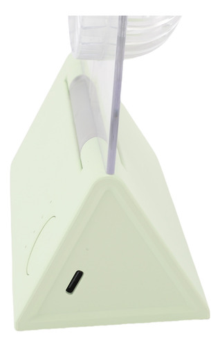 Ventilador De Escritorio Con Agua, Transparente, Montado En