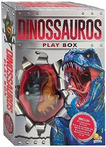 Play Box - Dinossauros Livro + 02 Personagens De Fricção, De Todolivro. Editora Toplivro Em Português
