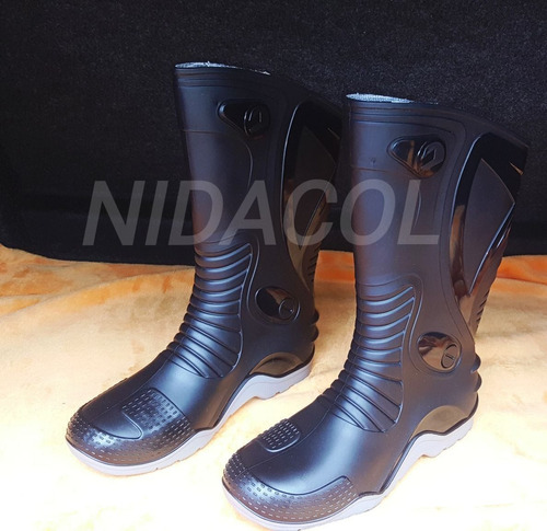 Botas Para Moto-motocicleta.impermeables.caucho.100%calidad!