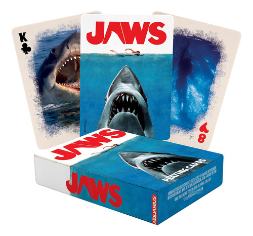 Baraja De Cartas Jaws Temática Para Juegos De Cartas
