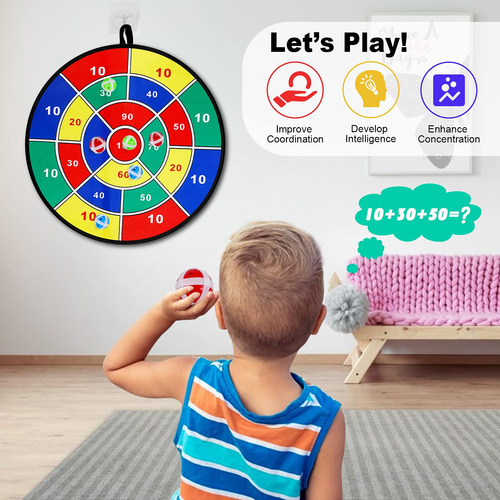 Juego De Mesa De Dardos Para Niños, 29 Pulgadas, Juegos De M