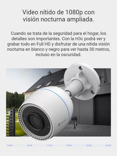 EZVIZ Cámara de Vigilancia WiFi Interior 1080p Cámara IP Domo 360º PTZ