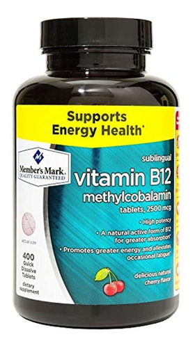 Mm Sublingual Vitamina B12 5000 mcg Methylcobalamin (300 ct.