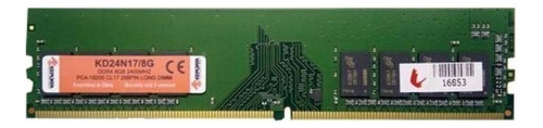 Memória RAM color verde  8GB 1 Keepdata KD24N17/8G