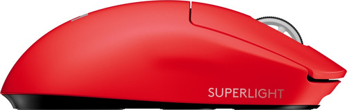 Imagen 3 de 7 de Mouse Gamer Logitech Pro X Superlight Inalambrico Rojo
