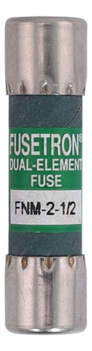 Bussman Fusible Doble Elemento Retardado 2.5 Amps Fnm-2-1/2