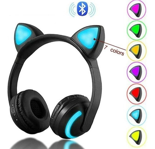 Audífonos Inalambricos Bluetooth Cat Ear Oreja De Gato Ofert