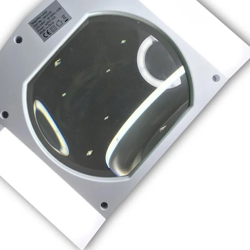 Lámpara Lupa 3x, 5 Dioptrías 60 Led Rectangular Cosmetología