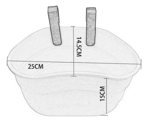 Bicicleta Cesta Delantera Desmontable Impermeable Con Correa