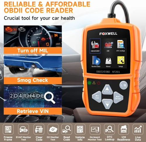 Escaner Automotriz Foxwell Nt 201 Multimarca