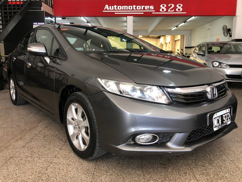 Honda Civic 1.8 Exs Full Full Cuero Techo 2013 Financiamos