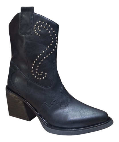 Botas Texanas Mujer Luna Chiara Caña Media Tachitas Gina