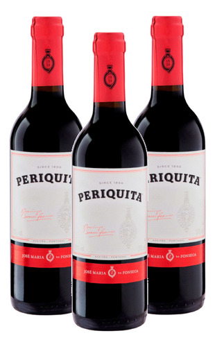 Kit 3 Vinho Português Periquita Original Tinto 375ml