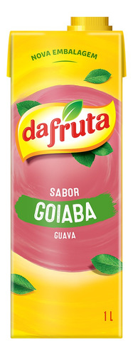 Suco de goiaba  Dafruta  - líquido sem glúten 1 L 