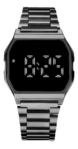 Reloj Led Con Correa Metálica Factory Direct F91 Con Esfera