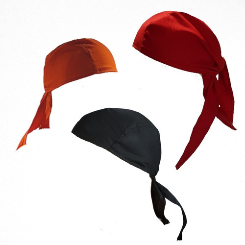 Pack 2 Gorro Cocina Bandanas Tela Antimanchas Gastronomia