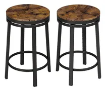 Comprar Taburetes De Bar Giratorios, Juego De 2, Taburetes Redondos 