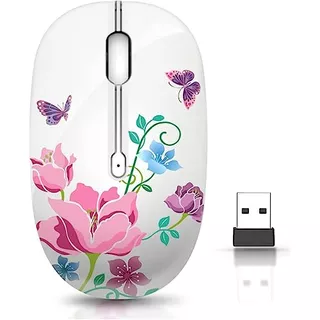 Wireless Mouse With Nano Receiver For Pc, Laptop, Noteb...