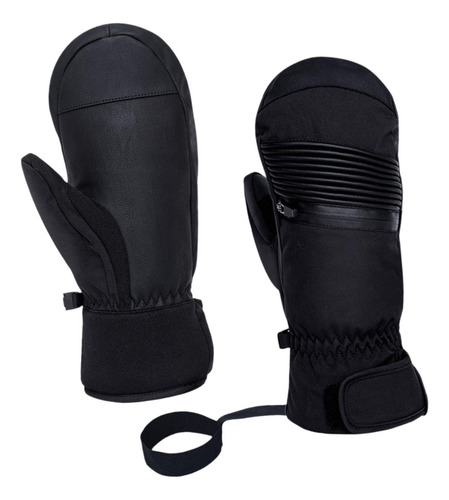 1 Par De Guantes De Esquí, Guantes Longitud Total 27cm