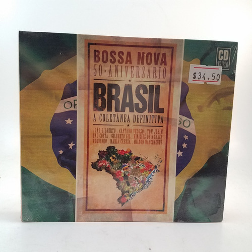 Bossa Nova 50 Aniversario - 3 Cds - Ex - Gilberto Veloso G 