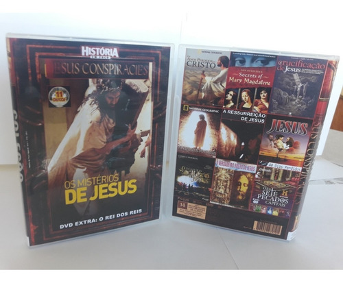 Imagem 2 de 4 de Dvd Documentário Os Mistérios De Jesus - Raríssimo (11dvds)