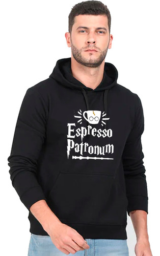 Poleron Canguro Unisex Hp Espresso Patronum 